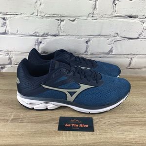 Mizuno Wave Rider 23 Blue Wide Fit 2E